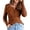 Coffee, variant on Women's Casual Knit Long Sleeve Shirts for Women - Button Down Crew Neck Tops Everyday Wear and Layering