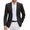 Black, variant on COOFANDY Mens Casual Sport Coats Fitted Fashion Blazer One Button Lightweight Suit Jacket