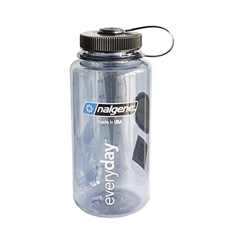 NALGENE WM 1 QT GRAY W/BLACK LID