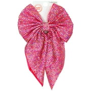 Wonder Nation Girls Sequin Bow Barrette Clip, Pink