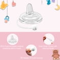 thumbnail image 5 of Sippy Nipple Compatible with Philips Avent Natural Baby Bottles,Straw Cup Nipple, Soft 100% Silicone Sippy Cup Nipple,Variable Flow,BPA-Free,6m+ (Sippy Cup Nipple), 5 of 8