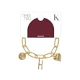 thumbnail image 2 of Time and Tru Goldtone Initial Charm Bracelet, Initial K, 2 of 4