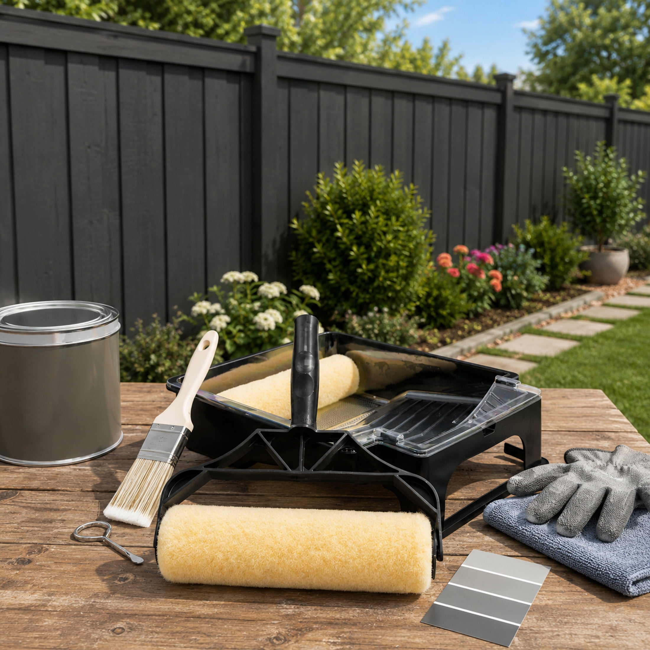 BETTER 8-Piece High Density Knit Paint Tray Kit