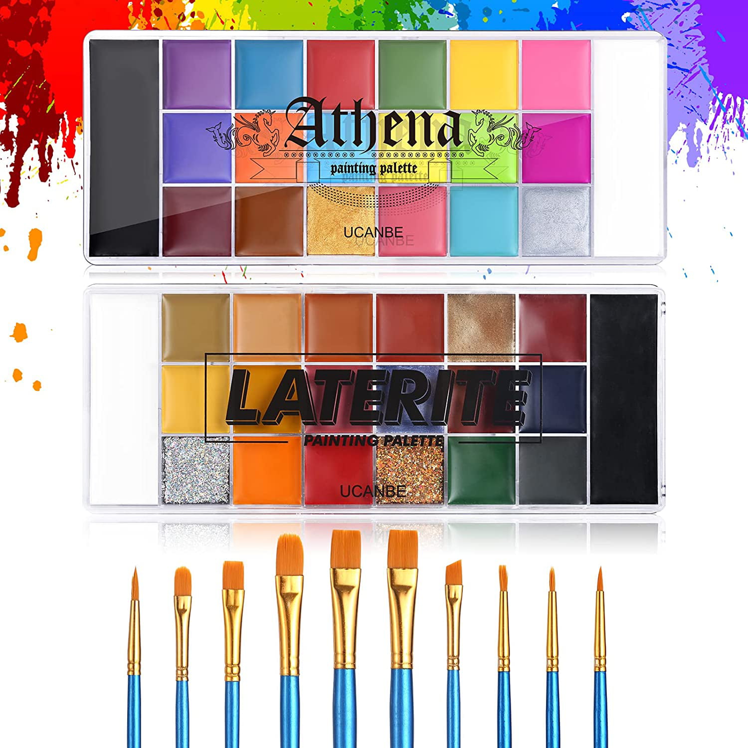 Ucanbe Athena Painting Palette Face Body Oil Paint Professional