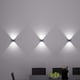 thumbnail image 4 of Fiudx Lámpara Solar de Jardín, Moderna Lámpara de Pared Impermeable, Iluminación Suave y Artística, Fácil Instalación, Ideal para Patios, Porches, Balcones y Espacios Exteriores Elegantes., 4 of 6