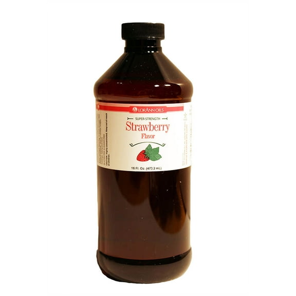 LorAnn Super Strength Strawberry Flavor, 16 ounce bottle