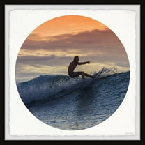 Marmont Hill Catch the Best Waves Framed Painting Print