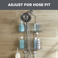 thumbnail image 3 of Better Homes & Gardens Expandable Steel over-the-Shower Caddy with 4 Shelves, Satin Nickel, 3 of 8