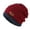 Wine, variant on Men's Knitted Beanie Hat, Fleece Lined Warm Winter Hat for Skiing, Hiking, Outdoor Activities, Thermal Insulated Cold Weather Cap, Stretch Fit for Most Adults-Coffee