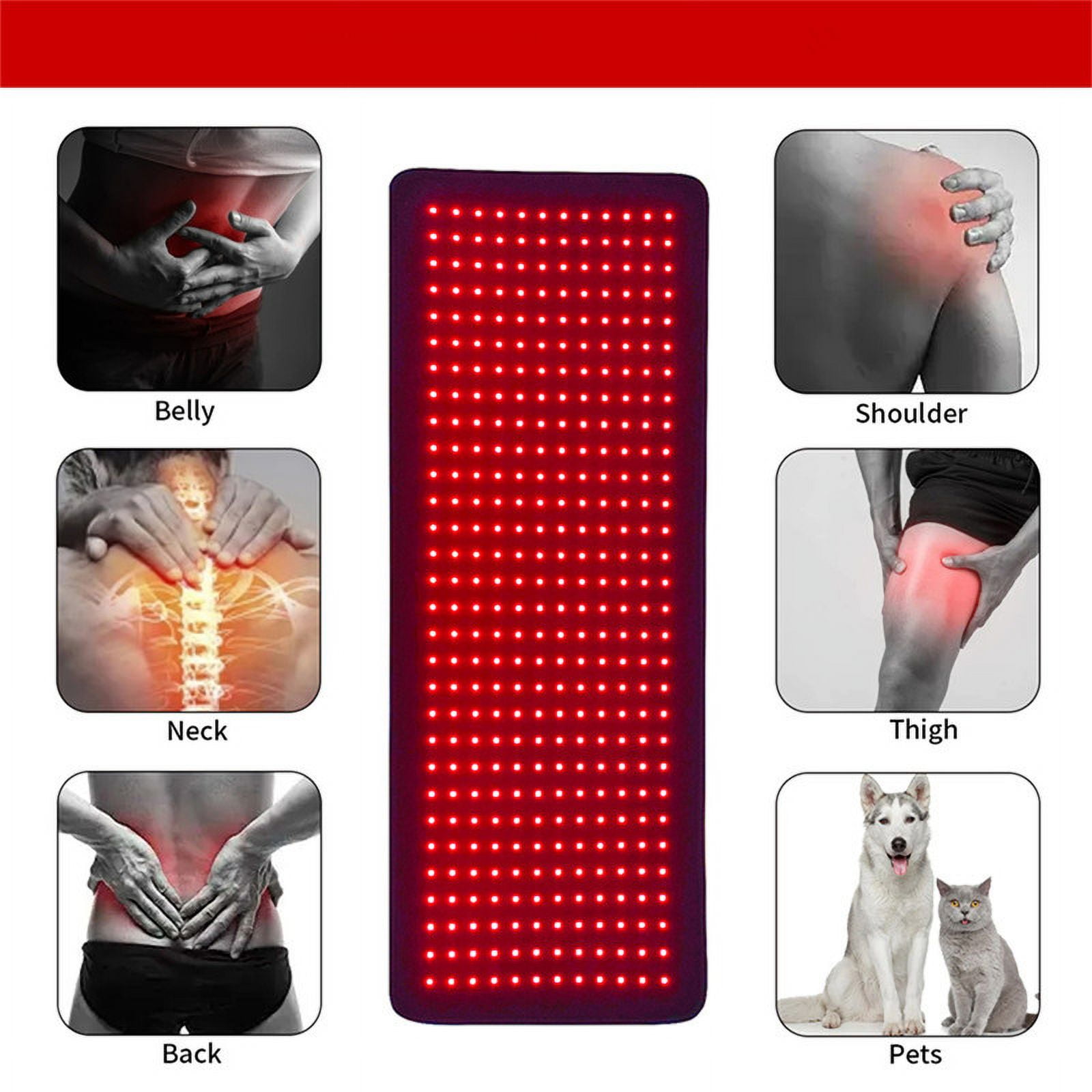 Large Red Light Mat,LED Red Light Pads Wearable Wrap