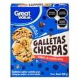 thumbnail image 1 of Galletas Great Value con chispas sabor chocolate 228 g, 1 of 4