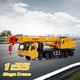 thumbnail image 4 of Toy Crane Lifter 360 Degress Rotate Work Platform Crane with 4 Front Wheel Steering Engineering Car Model Gift for Kids, 4 of 5