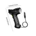 thumbnail image 4 of HLONK Car Accessories Tire Inflator Portable Air Compressor  150PSI Tire Inflator Portable A-ir Compressor Pump For Car Tires 12V Auto Tire Pump Gauge With Emergency LED Light, 4 of 5