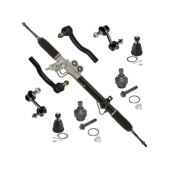 Front Steering Rack Ball Joint Sway Bar Link Kit - Compatible with 2004 Nissan Pathfinder Armada