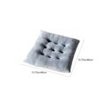 thumbnail image 4 of Patio Furniture Cushionss 20x20 Milk Brushed Velvet Cushions Butt Cushions Thickened Winter Comfortable Chair Sofa Cushions Gray, 4 of 7