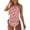 Cartoon Cute Pig Balloons, variant on Womens Two Piece Swimsuits Marble Printed Tummy Control Bathing Suits Ladies Ruched Swimwear with Soft Bikini Panties