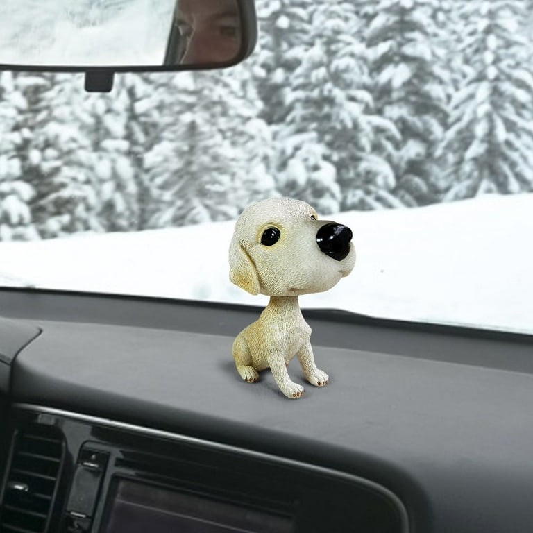 Spring Shaking Head Dog Toy Home Car Dashboard Decoration Bobble-Head Puppy  Doll Cute