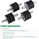 thumbnail image 5 of Amortiguador antivibración M10 de 4 piezas, soportes aisladores de goma Amortiguador de bomba de compresor de aire 40 * 30 para bobinas de barcos de automóviles MODOU, 5 of 5