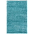 thumbnail image 3 of SAFAVIEH Milan Harlow Solid Plush Shag Area Rug, Aqua Blue, 6' x 9' - Modern Design, Aqua Blue, Non-Shedding & Easy Cleaning, Ultra Plush Thick Pile, Ideal for Living Room, Bedroom, 3 of 13