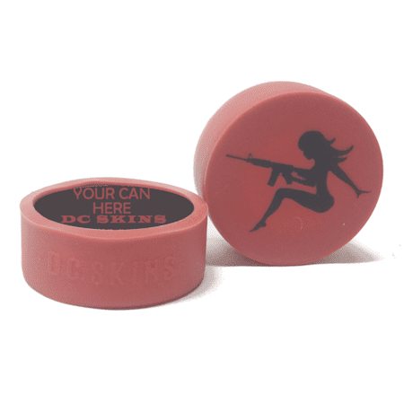 DC Skins Snuff Covers - Waterproof Protective Skins for Dip and Chew Cans - Mud