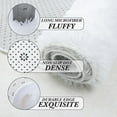 thumbnail image 4 of White Fluffy Area Rug Bedroom: Shag Rugs for Bedroom -White Area Rug 5x7 Plush Fuzzy Carpet for Living Room, 4 of 6