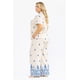 thumbnail image 2 of Conjunto bordado en contraste Roman Fashion /Tallas Extras, 5681 (Azul rey) beige 40, 2 of 5