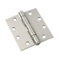 thumbnail image 2 of 9 Pack of 4-1/2" Mortise Ball Bearing Butt Hinge Brushed Nickel, 2 of 2