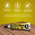 thumbnail image 2 of Siliconized Super Acrylic Latex Sealant, Indoor & Outdoor Paintable Caulk - Flexible, Weather & Moisture Resistant, White Caulking for Baseboards, Windows, Doors & More - 5.5 oz (160 ml), 2 of 7