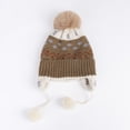 thumbnail image 5 of Mnyotv Toddler Boys Girls Beanie Hat with Ear Flaps Winter Soft Fleece Knitted Cap for Kids, 5 of 5