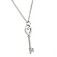 thumbnail image 3 of Women Stainless Steel to My Girlfriend Key to My Heart Necklace, Inspirational and Romantic for Her, 18-Inch, 3 of 4