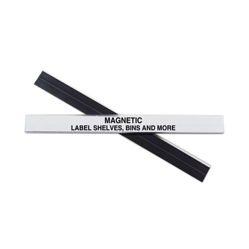 HOL-DEX Magnetic Shelf/Bin Label Holders, Side Load, 1 x 6, Clear, 10/Box HOL-DEX Magnetic Shelf/Bin Label Holders, Side Load, 1 x 6, Clear, 10/Box