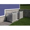 thumbnail image 5 of 3.5 Ft. H X 3.25 Ft. W x 3 Ft. L Liberty Lattice Air Conditioning Cover No Dig Screen Kit, 5 of 7