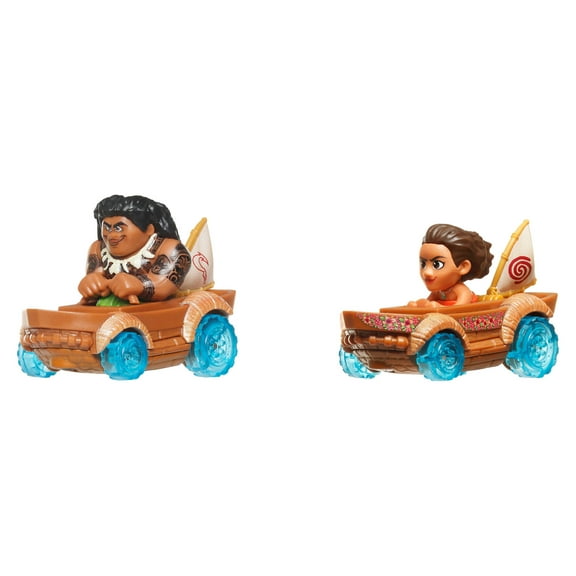 Hot Wheels RacerVerse Die-Cast Cars, Set of 2 Toy Vehicles with Character Drivers Optimized for RacerVerse Track (Styles May Vary)