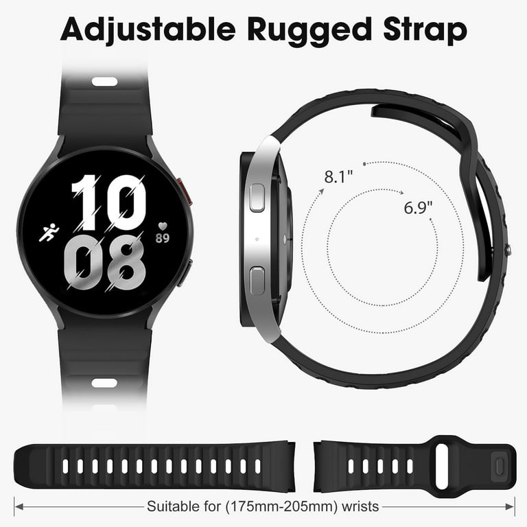 ALMNVO No Gaps Magnetic Bands for Samsung Galaxy Watch 5 Band 44mm