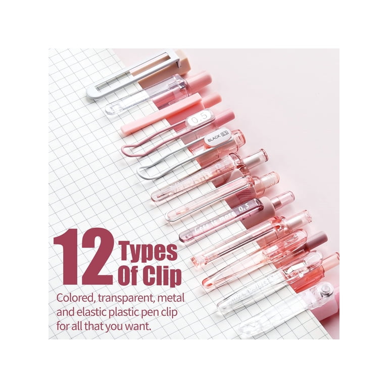 Four Candies Retractable Gel Pen Set, 12-Piece Pink photo 5