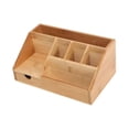 thumbnail image 3 of Organizador de Escritorio, Soporte para Control Remoto con Cajón, Almacenamiento Multifuncional, Portalápices para Escritorio, Dormitorio,, 3 of 9