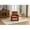 Orange, variant on Leumius Modern Accent Chair, Contemporary Boucle Fabric Accent Armchair Comfy Upholstered Leisure Single Sofa Chair for Living Room Bedroom Apartment Office White