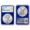 thumbnail image 3 of 2024 (W) $1 American Silver Eagle NGC MS69 ER West Point Star Label Blue Core, 3 of 3