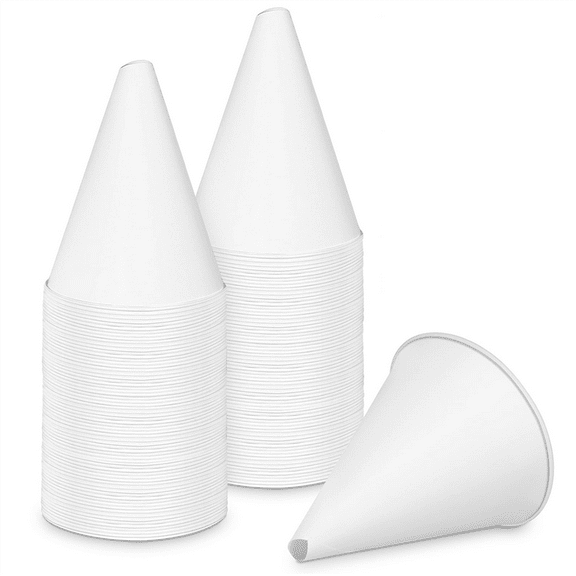 New Arrivals 50 Pcs Paper Funnels for Motor Oil 6 Oz Engine Funnel