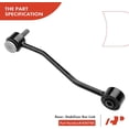 thumbnail image 6 of A-Premium 4Pcs Front Rear Sway Bar Link Stabilizer Link Kit Compatible with Ford Explorer Sport Trac 2001-2005 Replace# 3L2Z5K484AA, 3L3Z5K484AA, 6 of 9
