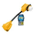 thumbnail image 7 of Camco 55582 PowerGrip Locking Electrical Dogbone Adapter with 90-Degree Bend Design, 18", 7 of 7
