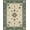 Green Beige, Pattern 1, variant on ODIKA 8'x10' Washable Area Rug Vintage Boho Faded Traditional Center Motif Distressed Border for King Size Bedroom Under Bed, Master Suite, Non-Shedding, Easy Care