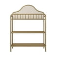 Little Seeds Piper Upholstered Metal Changing Table, Gold