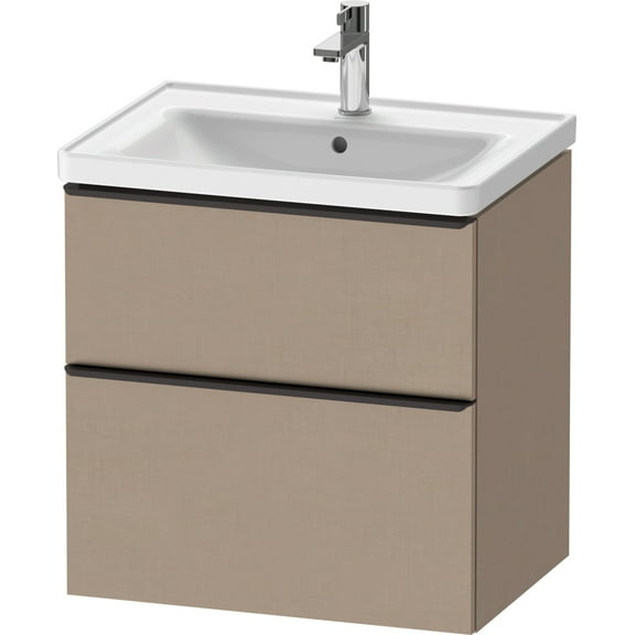 Duravit De4354 D-Neo 25" Single Wall Mounted Vanity Cabinet Only - Off White