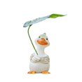 thumbnail image 1 of Decoración de jardín de , adorno, colección, accesorio, estatua de animal paisajístico, decoración de jardín para patio, mesa, porche, exterior. Blanco, 1 of 8