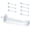 White, variant on Heavy Duty Solid Door Stopper - 12 Pack Screw-in Rigid Doorstop, Satin Nickel Finish w/Plastics Tip for Protecting Doors