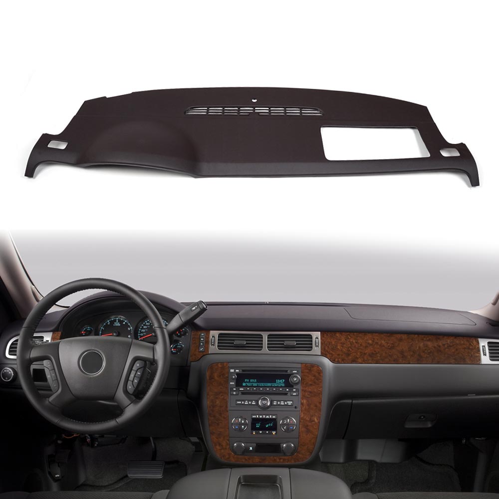 G-Plus Molded Dash Cover Fit for 2007-2014 Chevy Tahoe Avalanche Suburban  GMC Yukon/Silverado LTZ GMC Sierra SLT Dashboard Cover