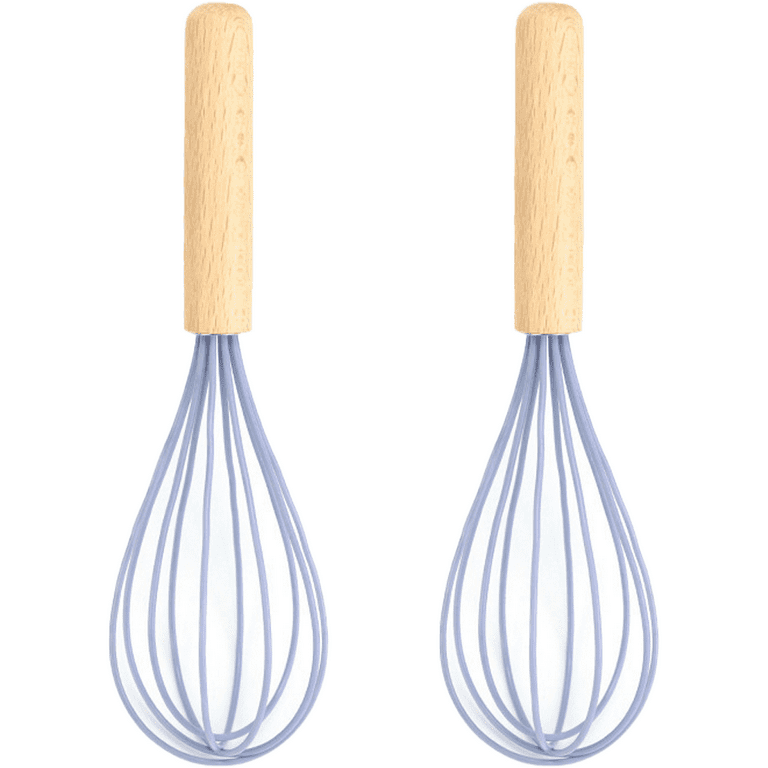 Wood Handle Silicone Whisk