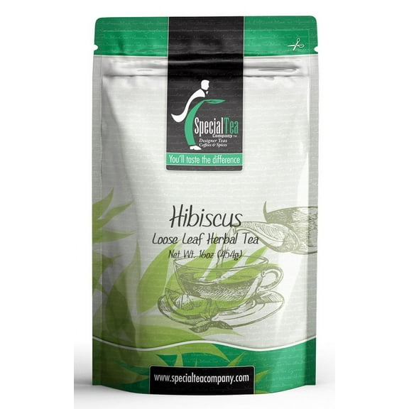 Special Tea Hibiscus Loose Leaf Herbal Tea, 16 oz.