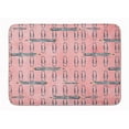 thumbnail image 1 of Carolines Treasures BB7539RUG Watercolor Organized Paper Clips Pink Machine Washable Memory Foam Mat, 1 of 4
